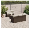 Image de Salon de Jardin avec Coussins 6 pcs, Canapés et Table de Terrasse, Ensemble de Meubles d'Extérieur Patio, Moderne, 3217253