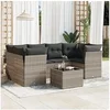 Image de Salon de Jardin avec Coussins 7 pcs, Canapés et Table de Terrasse, Ensemble de Meubles d'Extérieur Patio, Moderne, 3217272