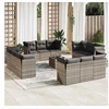 Image de Salon de Jardin avec Coussins 12 pcs, Canapés avec Pieds Réglables, Ensemble de Meubles d'Extérieur Patio Terrasse, 3217825