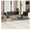 Image de Salon de Jardin avec Coussins 7 pcs, Canapés avec Pieds Réglables, Ensemble de Meubles d'Extérieur Patio Terrasse, 3217412