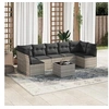 Image de Salon de Jardin avec Coussins 8 pcs, Canapés avec Pieds Réglables, Ensemble de Meubles d'Extérieur Patio Terrasse, 3217442