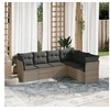 Image de Salon de Jardin avec Coussins 6 pcs, Canapés de Terrasse, Ensemble de Meubles de Patio, Mobilier d'Extérieur, Gris 3217680