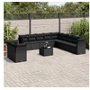 Image de Ensemble à Manger de Jardin avec Coussins 15 pcs, Table et Chaises à Dossier Rabattable, Meubles d'Extérieur Patio 3211359