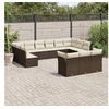 Image de Salon de Jardin avec Coussins 4 pcs, Canapés et Table de Terrasse, Ensemble de Meubles d'Extérieur Patio, Moderne, 3257646