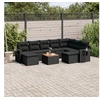 Image de Salon de jardin modulable 13 pieces beige 12 personnes 55 x 62 x 69 cm resine tressee