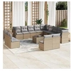 Image de Salon de jardin modulable rotin beige 14 pieces 55 x 62 x 69 cm 12 personnes