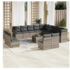 Image de Salon de Jardin avec Coussins 11 pcs, Sièges de Patio, Ensemble de Meubles, Mobilier de Terrasse Arrière-cour 3225190