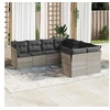 Image de Salon de Jardin avec Coussins 8 pcs, Canapés avec Pieds Réglables, Ensemble de Meubles d'Extérieur Patio Terrasse, 3218592
