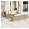Image de Salon de jardin modulable GENERIQUE resine tressee 9 pieces 65.5 x 62 x 37 cm 8 personnes