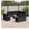 Image de Salon de jardin modulable beige 12 personnes 13 pieces 65.5 x 62 x 37 cm rotin