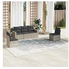 Image de Salon de Jardin avec Coussins 5 pcs, Canapés avec Pieds Réglables, Ensemble de Meubles d'Extérieur Patio Terrasse, 3218782