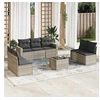 Image de Salon de Jardin avec Coussins 8 pcs, Canapés avec Pieds Réglables, Ensemble de Meubles d'Extérieur Patio Terrasse, 3218832