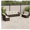 Image de Salon de Jardin avec Coussins 8 pcs, Canapés avec Pieds Réglables, Ensemble de Meubles d'Extérieur Patio Terrasse, 3218843