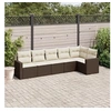 Image de Salon de Jardin avec Coussins 6 pcs, Canapés avec Pieds Réglables, Ensemble de Meubles d'Extérieur Patio Terrasse, 3218983