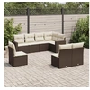 Image de Salon de Jardin avec Coussins 8 pcs, Canapés de Terrasse, Ensemble de Meubles de Patio, Mobilier d'Extérieur, Marron 3219063