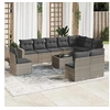 Image de Salon de jardin modulable GENERIQUE 11 pieces resine tressee 65.5 x 62 x 37 cm 10 personnes