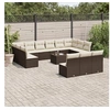 Image de Salon de jardin modulable GENERIQUE resine tressee gris 11 personnes 65.5 x 62 x 37 cm 12 pieces