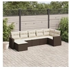 Image de Salon de Jardin avec Coussins 7 pcs, Canapés avec Pieds Réglables, Ensemble de Meubles d'Extérieur Patio Terrasse, 3219273