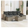 Image de Salon de Jardin avec Coussins 7 pcs, Canapés avec Pieds Réglables, Ensemble de Meubles d'Extérieur Patio Terrasse, 3219322