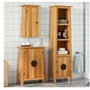 Image de Ensemble de meubles de salle de bain 3 pcs bois de pin massif, armoire de salle de bain, meuble de salle de bain, 3223455