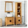 Image de Ensemble de meubles de salle de bain 3 pcs bois de pin massif, armoire de salle de bain, meuble de salle de bain, 3223462