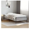 Image de Bedframe bewerkt hout en metaal grijs sonoma eiken 100x200 cm844964