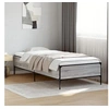 Image de Cadre de lit sonoma gris 90x200 cm bois d'ingénierie et métal, lit, lit d'invités, lit simple, meuble de chambre à 844969