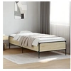 Image de Bedframe bewerkt hout en metaal sonoma eikenkleurig 90x190 cm844987