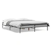 Image de Bedframe bewerkt hout metaal grijs sonoma eiken 140x200 cm845019