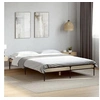 Image de Cadre de lit chêne sonoma 140x190 cm bois d'ingénierie et métal, lit, lit d'invités, lit double, meuble de chambre à 845037