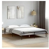 Image de Bedframe bewerkt hout metaal grijs sonoma eiken 120x190 cm845049