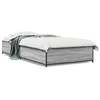 Image de Bedframe bewerkt hout en metaal grijs sonoma eiken 90x190 cm845119