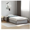 Image de Bedframe bewerkt hout en metaal grijs sonoma eiken 75x190 cm845124