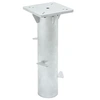 Image de Base de parasol enterré argenté 16x16x39,5 cm acier
