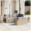 Image de Salon de jardin modulable resine tressee 11 pieces 62 x 65.5 x 69 cm