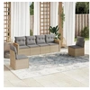 Image de Salon de Jardin avec Coussins 6 pcs, Canapés de Terrasse, Ensemble de Meubles de Patio, Mobilier d'Extérieur, Mélange 3225863