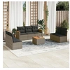 Image de Salon de Jardin avec Coussins 8 pcs, Canapés de Terrasse, Ensemble de Meubles de Patio, Mobilier d'Extérieur, Gris 3225885