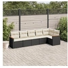 Image de Salon de jardin - - 6 pcs - Résine tressée - Housses amovibles - Pour 6 personnes