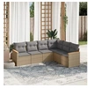 Image de Salon de Jardin avec Coussins 6 pcs, Canapés de Terrasse, Ensemble de Meubles de Patio, Mobilier d'Extérieur, Mélange 3226003