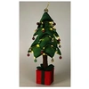 Image de sapin de noël lumineux 25 leds cadeau 25x25x70cm - ask003080