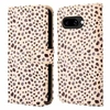 Image de Etui de télephone portefeuille Design pour Google Pixel 9A - Black And White Dots