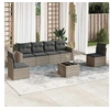 Image de Salon de Jardin avec Coussins 7 pcs, Canapés avec Pieds Réglables, Ensemble de Meubles d'Extérieur Patio Terrasse, 3251157