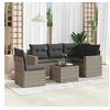 Image de Salon de Jardin avec Coussins 6 pcs, Canapés avec Pieds Réglables, Ensemble de Meubles d'Extérieur Patio Terrasse, 3251317