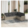 Image de Salon de jardin modulable GENERIQUE resine tressee 6 personnes 62 x 62 x 69 cm 6 pieces
