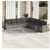 Image de Salon de Jardin avec Coussins 9 pcs, Canapés avec Pieds Réglables, Ensemble de Meubles d'Extérieur Patio Terrasse, 3251427