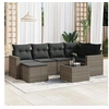 Image de Salon de Jardin avec Coussins 7 pcs, Canapés avec Pieds Réglables, Ensemble de Meubles d'Extérieur Patio Terrasse, 3251607