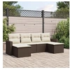 Image de Salon de Jardin avec Coussins 6 pcs, Canapés avec Pieds Réglables, Ensemble de Meubles d'Extérieur Patio Terrasse, 3251660