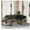 Image de Salon de Jardin avec Coussins 6 pcs, Canapés de Terrasse, Ensemble de Meubles de Patio, Mobilier d'Extérieur, Gris 3252497