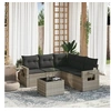 Image de Salon de Jardin avec Coussins 6 pcs, Canapés de Terrasse, Ensemble de Meubles de Patio, Mobilier d'Extérieur, Gris 3252499