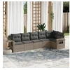 Image de Salon de jardin modulable resine tressee gris 6 pieces x 62 x 69 6 personnes